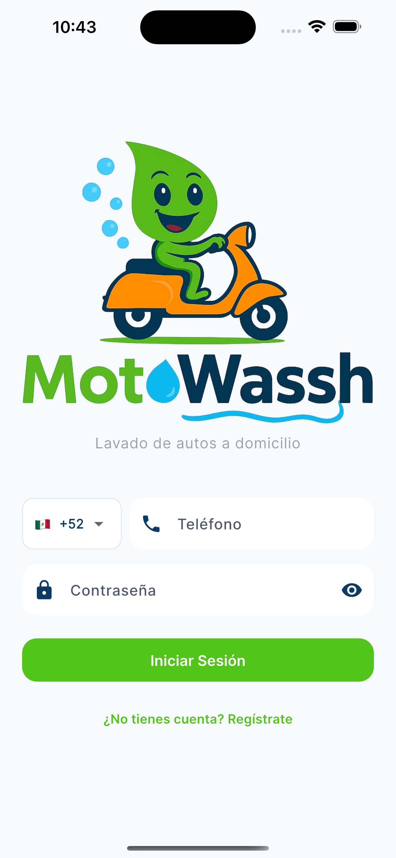 Screenshot 2 MotoWassh App